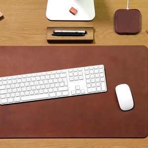 Professional Office Genuine Leather Desk <b>Mat</b> Smell Proof Heavy Duty Simple Design Smooth Durable Writing Surface Premium <b>Table</b> - Product Image 1
