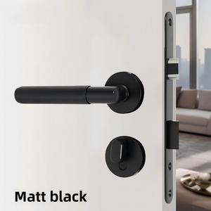 Poignées de <span class=keywords><strong>porte</strong></span> en alliage de zinc silencieuses et résistantes à l'usure, personnalisables par le fabricant d'équipement d'origine (OEM), pour portes intérieures et serrure à levier pour chambre à coucher - Product Image 4