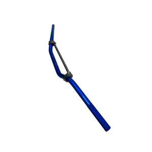 Manubrio per Moto 22mm in Alluminio Blu, Barra Trasversale per Enduro e Motard - Product Image 4