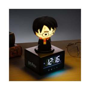 Reloj Despertador LED Moderno con Diseño de Harry Potter, Cubo Creativo Luminova de Plástico, Mecanismo Antiguo para Escritorio, con Radio - Product Image 2