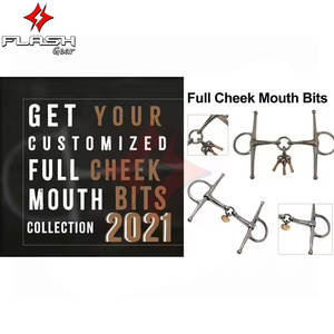 Haute qualité sur mesure Korsteel acier inoxydable tire-bouchon bouche pleine joue Snaffle Bit Western Dutch Gag Bit culotte allemande - Product Image 6