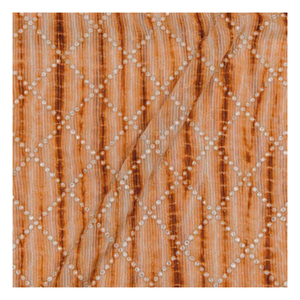 Tela estampada de Georgette de algodón indio de alta calidad, Rollo textil para pantalones, camisas, cortinas, tela al por mayor, personalizar EE. UU. - Product Image 3