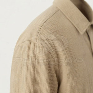Ensemble décontracté deux pièces en tricot gaufré doux et respirant pour homme, idéal pour le quotidien et les voyages – Vente en gros directe usine - Product Image 6