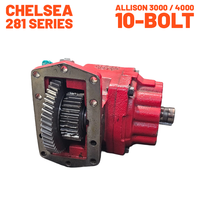 PTO pour camion Chelsea série 281 281GBFJP-D5AB pour transmissions Allison 3000 4000 10 boulons 24V électrique hydraulique PowerShift