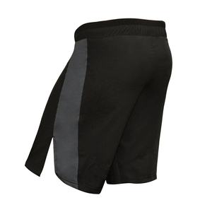 กางเกงมวยสีดำสำหรับผู้ชายกางเกงขาสั้น MMA แบบผ้ายืด - Product Image 3