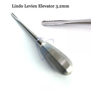 Juego de 3 piezas de acero inoxidable de calidad premium A +, elevadores de raíz Lindo Levien, instrumentos quirúrgicos dentales para cirugía oral - Product Image 3