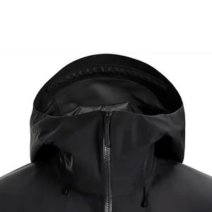Chaqueta Impermeable con Capucha para Hombre, Diseño de Letras Antibacterianas, Acabado Transpirable, 100% Nailon, Ropa de Calle para Invierno - Product Image 2