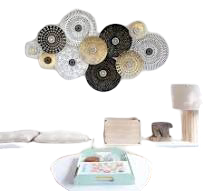 ตกแต่งผนังด้วยงานศิลปะนามธรรมที่ทันสมัยสำหรับห้องนั่งเล่นห้องนอนสำนักงาน-พร้อมที่จะแขวนตกแต่งบ้านสำหรับวันเกิดหรือเดือนรอมฎอน - Product Image 6