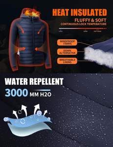 Chaqueta acolchada de diseño personalizado con estilo para hombre 2026, ropa de abrigo de alta calidad con capucha, detalle de burbuja de plumas para la moda de invierno - Product Image 4