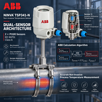 Capteur de température non invasif 100 % original ABB NINVA TSP341-N 4-20mA HART 7, transmetteur de température de process RTD à pince