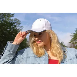Sustainable 6-Panel Cotton AWARE <b>Cap</b> with Contrast Eco-Friendly Promotional Hats & <b>Caps</b> - Product Image 4