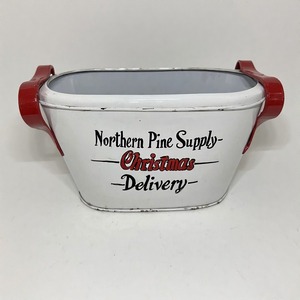 Soporte de floración de trineo de arándano en metal galvanizado perfecto para flores de Navidad acentos de nieve y encanto de jardín al aire libre - Product Image 1