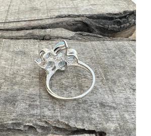 Anillo de piedras preciosas de Topacio Azul genuino, joyería hecha a mano de Plata de Ley 925, anillo de plata sólida, regalo elegante para ella - Product Image 4