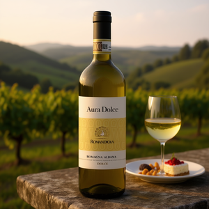 Vino Blanco Dulce Italiano ROMANDIOLA Albana Di Romagna Aura Dolce DOCG 750ml, Vino de Postre Floral Suave, 6 Botellas, Hecho en Italia - Product Image 3