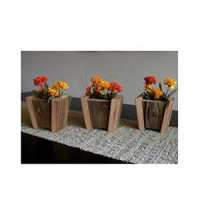 Unique Style Handmade Elegant Style Hand Carved Antique Footed Vase for Decoration <b>Wood</b> <b>Flower</b> Pot for Gifts & Decor - Product Image 5