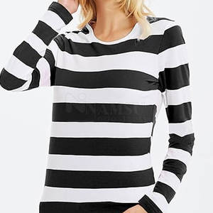 Camisetas de Manga Larga para Mujer, Estilo 2025, Tejido de Lona Ecológico, Hecho en Pakistán - Product Image 3