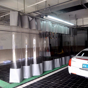 <span class=keywords><strong>Rideau</strong></span> de lavage de voiture insonorisé <span class=keywords><strong>Rideau</strong></span> en PVC transparent Panneau transparent Rideaux en plastique industriels <span class=keywords><strong>pour</strong></span> <span class=keywords><strong>terrasse</strong></span> - Product Image 4