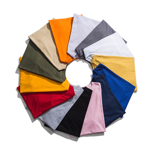T-shirts pour hommes de qualité supérieure, manches courtes, col rond, couleur unie, t-shirts en coton écologiques pour hommes - Product Image 2