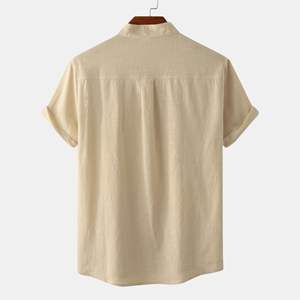 Camisas de hombre 2025 nueva tendencia cuello redondo carta de manga corta para hombre cómoda camiseta transpirable - Product Image 2