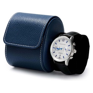 Wholesale Luxury Leather Single <b>Watch</b> Travel <b>Case</b> with Velvet Interior Handmade Portable Organizer Single Slot <b>Watch</b> Roll - Product Image 2