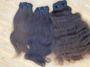 Nouvel Arrivage Soft Feel Body Wavy 20-30 Pouces Double Trame Remy Hair Bundles Machine Cuticule Cheveux Alignés des Exportateurs Indiens - Product Image 4