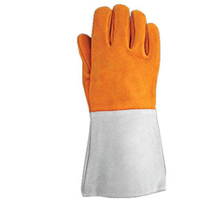 Gants de soudage personnalisés en cuir de chèvre noir de qualité supérieure/Nouveau dernier design 2025 Gants de soudage - Product Image 3