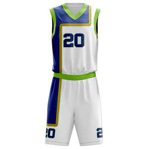 Maillots de basket-ball respirants à séchage rapide personnalisés pour hommes ensembles d'uniformes avec maillots et chemises vêtements de basket-ball - Product Image 2