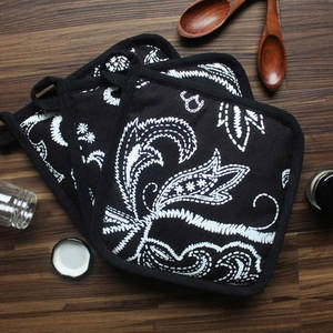 Modern Design 100% Pure Cotton Kitchen <b>Pot</b> Holder with Private Label Service <b>Indian</b> Exporter - Product Image 5