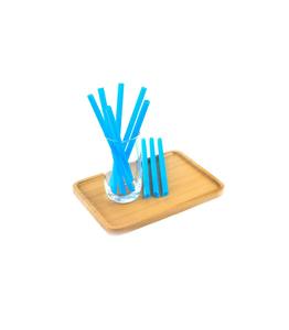 หลอดดูดน้ำ PLA แบบย่อยสลายได้หลอดสำหรับศิลปินที่มีความยืดหยุ่นสามารถงอได้หลอดสำหรับดื่มแบบมีหลายสี - Product Image 3