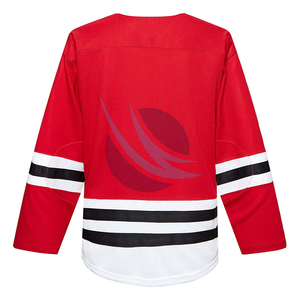 Maillots de hockey sur glace d'équipe personnalisés pour jeunes et adultes avec tissu à mailles évacuant l'humidité adapté à la pratique et aux allumettes - Product Image 5