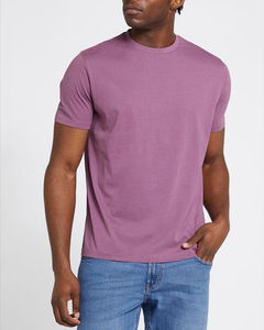 OEM 300 GSM 100% algodón holgado hombro caído personalizado impreso Logo camiseta Premium cuello redondo Hip Hop camiseta para hombres - Product Image 2