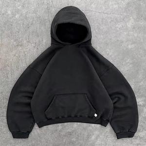 500GSM <b>600GSM</b> Oversized Thick Heavyweight Hoodies100% Cotton High Quality <b>Hoodie</b> Custom Manufacturer Cotton Fleece Long Sleeve - Product Image 2
