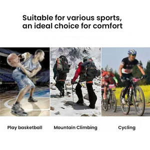 Chaussettes de tennis pour hommes en coton de haute qualité, vente en gros directe d'usine, chaussettes de course antidérapantes personnalisées - Product Image 6