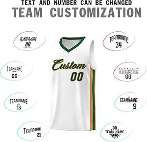 Vente chaude Maillots de basket-ball pour hommes Nom de l'équipe personnalisé Numéro Logo Tissu respirant à séchage rapide OEM Fournisseur d'uniformes en gros - Product Image 4