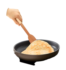 ชุดช้อนไม้สักธรรมชาติแบบ100% ที่ทันสมัยไม่ติดเรียบปลอดสารพิษขัดผิว30.5ย้อมสีธรรมชาติ31.5X35.5ซม. สีน้ำตาลธรรมชาติ - Product Image 2