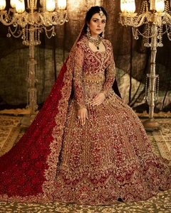 Robe de mariée avec perles en verre de cristal, tenue élégante et résistante, longueur au sol, 2021, nouvelle tendance - Product Image 3