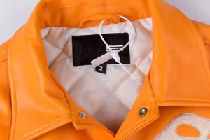 Manteau d'hiver épais de haute qualité Vêtements de rue Uniforme de baseball brodé Veste universitaire grande taille pour hommes fournisseur OEM ODM - Product Image 5