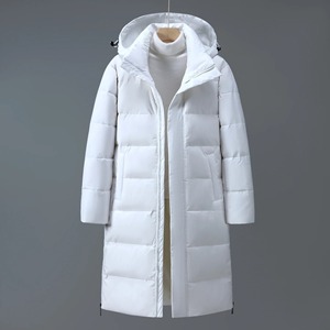 Men Puffer <b>Jacket</b> Down Coat Winter Thick Thermal Hooded Parka Zipper up Wool <b>Padded</b> Coats Loose <b>Waterproof</b> Windbreaker Outerwear - Product Image 6