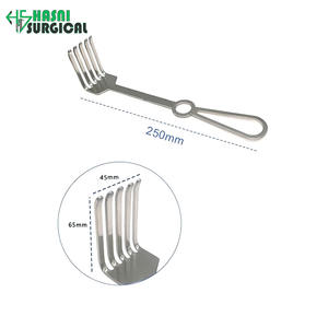 Crochets de traction musculaire profonds, crochets de traction cutanée à 4 griffes, 70 mm, acier inoxydable, manuel, certifié CE, instruments chirurgicaux orthopédiques - Product Image 2