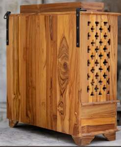 Vente en gros de meubles de haute qualité, modernes et luxueux, vintage et anciens, temple indien en bois massif sculpté, temple Pooja Mandir - Product Image 4