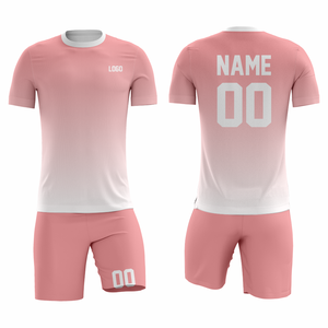 Uniformes de Fútbol Sublimados de Manga Corta Talla Grande OEM con Conjunto de Chándal de Entrenamiento Personalizado con Marca - Product Image 3