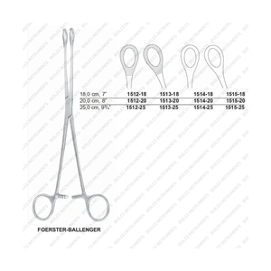 Pince éponge Foerster Ballenger 8 "à mâchoires dentelées droites Instruments chirurgicaux de qualité supérieure par BIOLEX INSTRUMENTS - Product Image 1
