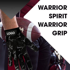 Gants d'entraînement de football américain dernier cri, adhérence serrée, paume en silicone super collante, gants de receveur, design parfaitement ajusté, poignées de main - Product Image 5