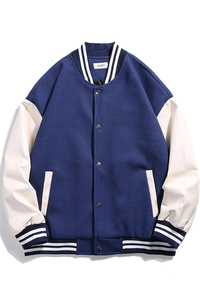 Chaqueta con letras de béisbol personalizada para adultos y jóvenes, chaqueta universitaria de lana colorida, chaqueta de béisbol para hombres, envío DDP - Product Image 3