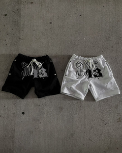 Fabricante personalizado apliques parches bordado deporte Casual Mens Streetwear pantalones cortos para hombres - Product Image 1