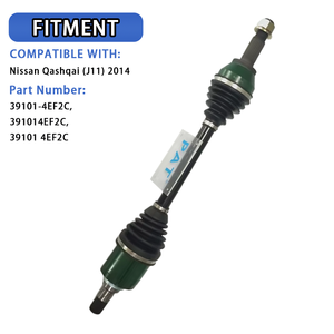 Ejes de Transmisión Delanteros Izquierdos <span class=keywords><strong>PAT</strong></span> para Nissan Qashqai (J11) 2WD 2014 X-TRAIL, Piezas de Eje de Transmisión 39101-4EF2C 391014EF2C 391014BA1B - Product Image 2