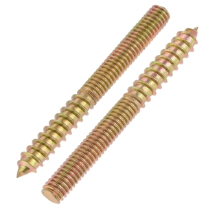 Connecteur de meubles à bois Jintai en acier au carbone zingué <span class=keywords><strong>goujon</strong></span> à <span class=keywords><strong>double</strong></span> extrémité personnalisé - Product Image 3