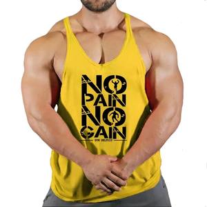 Camiseta de gimnasio transpirable de secado rápido para hombre, ropa de calle sin mangas de talla grande para deportes y uso en el gimnasio - Product Image 3