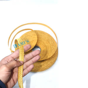 Adornos de encaje trenzado metálico dorado Galoon Tressee venta al por mayor trenza de encaje elegante francés en hilo de oro metálico - Product Image 1