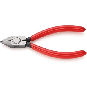 For KNIPEX 125 mm <b>Side</b> <b>Cutters</b> Small Beveled Shape 8 with Polished Head and Plastic Coating Product Category Plier - Product Image 1